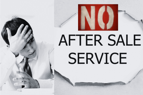 No After-Sales Support - Lack of Post-Purchase Assistance