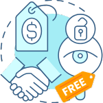 Handshake symbolizing clear costs and transparent pricing.
