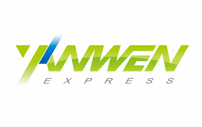 The logo of Yanwen Express, featuring the word "YANWEN" in bold green and blue letters with the word "EXPRESS" in a lighter gray font underneath. The design conveys a sense of speed and efficiency related to shipping and logistics.